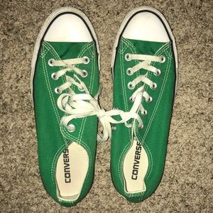 Green Converse Chuck Taylor All Star Lo Sneakers